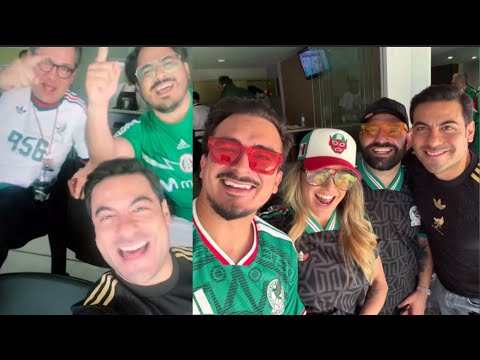 Carlos Rivera en compañía con María José así disfrutó el partido en el estadio Azteca emocionante 