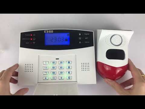 How to pair wireless siren with WiFi alarm system?