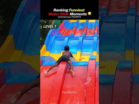 Ranking Funniest Water Slide Moments...