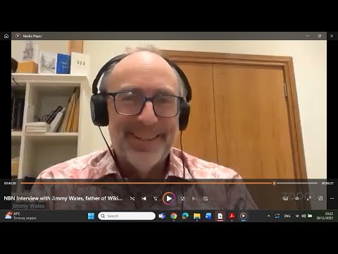 NBN Interview with Jimmy Wales, father of Wikipedia, author of TRUST