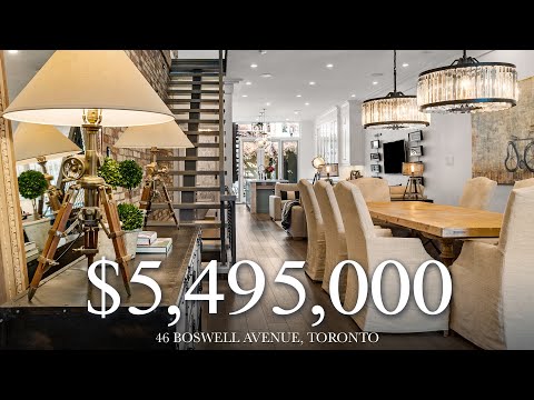 $5,495,000 - Spectacular Fully Renovated Century Home - 46 Boswell Avenue, Toronto