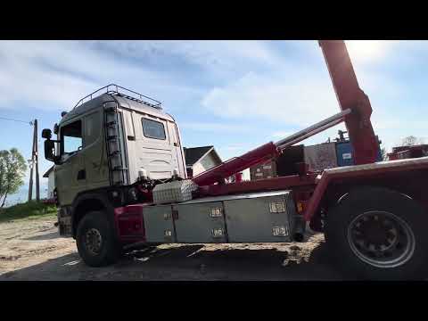 2001 Scania 164 580 6x4 hook truck for sale