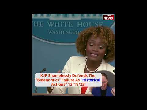 KJP Defends 'Bidenomics' Failure 'Historical Actions'; Brainard on Bad Polling; Buttigieg: Recovery