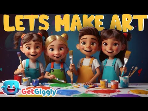 Let's Make Art| A Fun Kids' Song About Creativity and Imagination| GetGiggly Nursery Rhymes