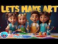 Let S Make Art A Fun Kids Song About Creativity And Imagination GetGiggly Nursery Rhymes