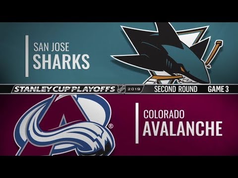 Sharks vs Avalanche   Second Round  Game 3   Apr 30,  2019