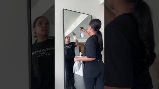 Unboxing my new IKEA Hovet mirror in black 🖤🖤
