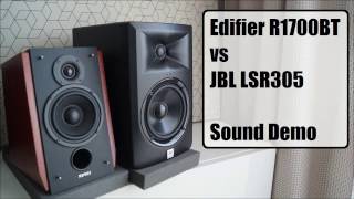 Edifier R1700BT vs JBL LSR305  ||  Sound Demo