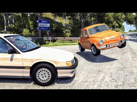 Realistic High Speed Crashes #43 - BeamNG Drive | CrashBoomPunk