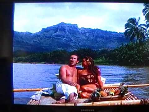 Esther Williams sings for you in the 1950 film Pagan Love Song:  Tahiti