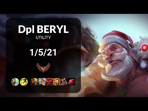 Dpl BeryL Braum vs Nautilus UTILITY - KR GRANDMASTER Patch 14.24
