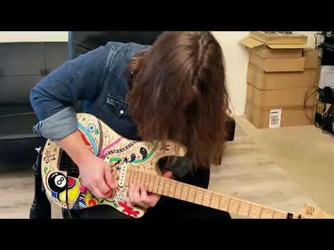 Guitare DJUL LACHARME CUSTOM en version Vintage Set micros ASYLUM ISABELLA.