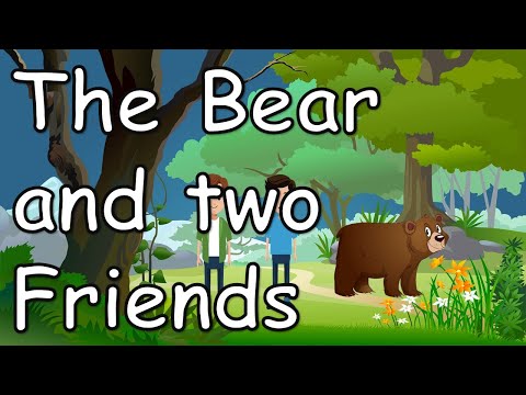 The Bear and Two Friends - English | Story for kids with subtitles