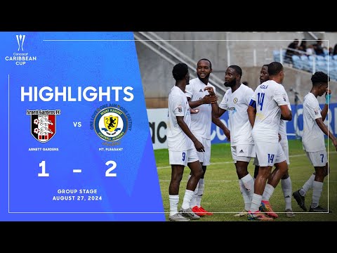 Arnett Gardens vs Mt. Pleasant | 2024 Concacaf Caribbean Cup | Group Stage