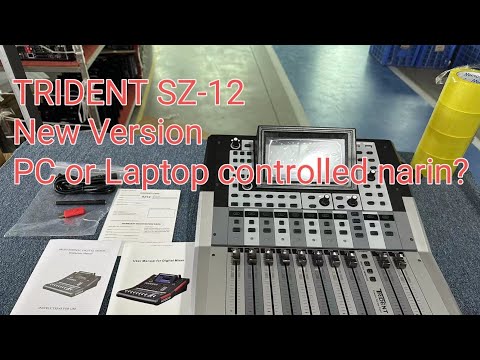 TRIDENT SZ 12 Digital Mixer New Version PC or Laptop controlled na!