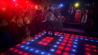 Saturday Night Fever (Bee Gees, You Should be Dancing) John Travolta HD 1080 with Lyrics