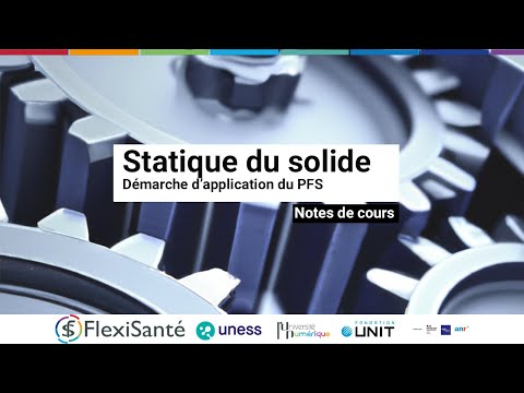 Statique du solide – Démarche d'application du Principe fondamentale de la statique