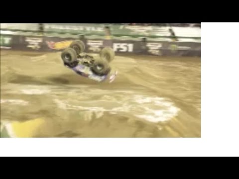 First Monster Truck Front Flip