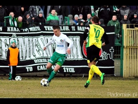 Skrót meczu Radomiak Radom - Siarka Tarnobrzeg. II liga sezon 2013/2014.