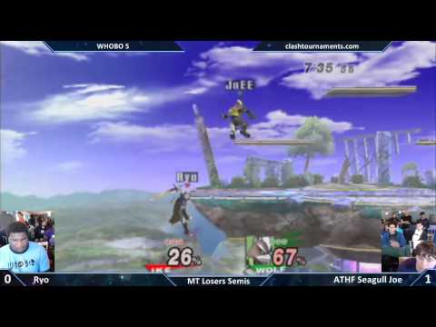 WHOBO 5 - Ryo vs Seagull Joe - Mid Tiers Losers Semis - SSBB