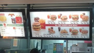 McDonald's Menu in the Philippines.