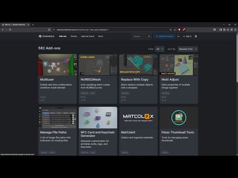 Videoguide - Get Blender Extensions, Theme, Addon, Drag and Drop, or Download and Install From Disk