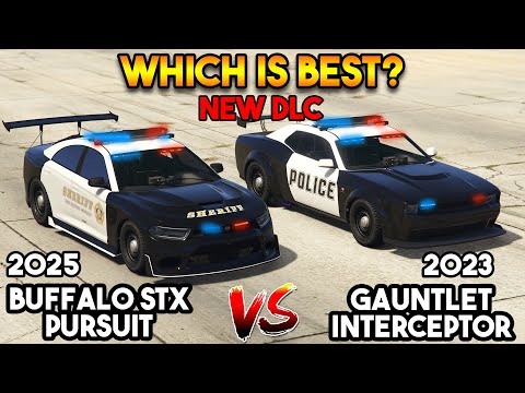 GTA 5 ONLINE : BUFFALO STX PURSUIT VS GAUNTLET INTERCEPTOR (WHICH IS BEST?)
