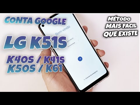 DESBLOQUEIO CONTA GOOGLE LG K51s | K12+ , K50s, K40s, K41s, K61 NOVO METODO