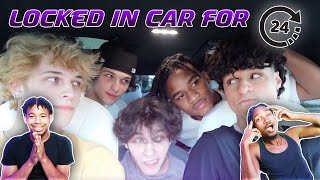 Locked Inside A Car For 24 HOURS Larray Reaction
