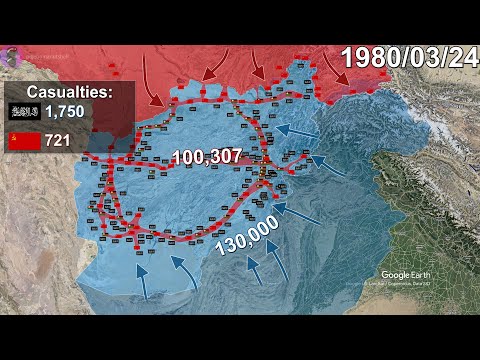 The Soviet-Afghan War using Google Earth