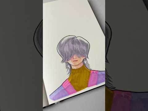 drawing mystery from kpop demon hunters #drawing #kpopdemonhunters #netflix