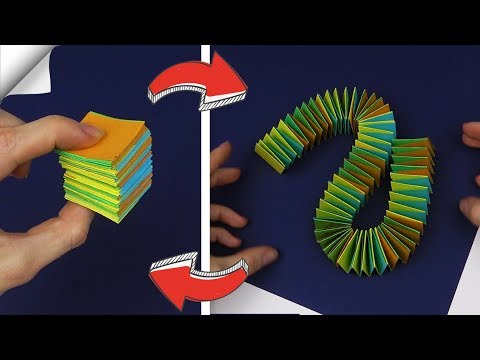 DIY crafts easy Paper toy antistress transformer