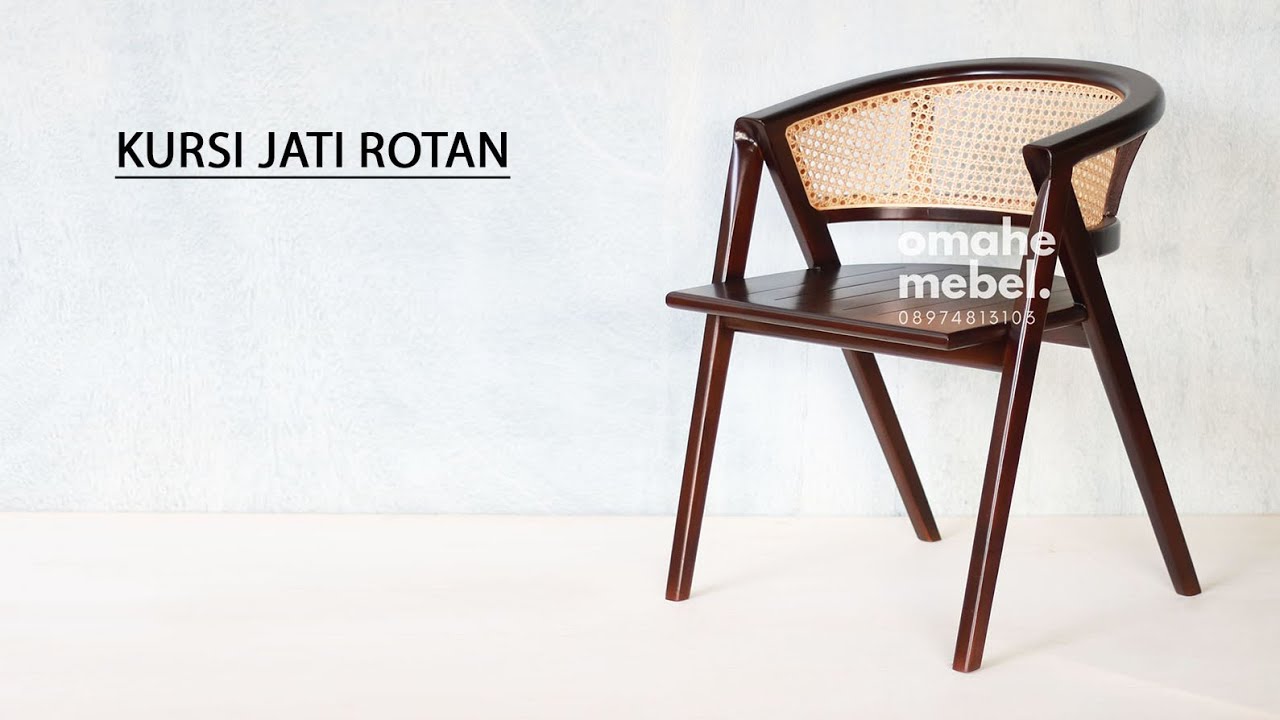 Kursi Makan Jati / Kursi Rotan / Kursi Cafe