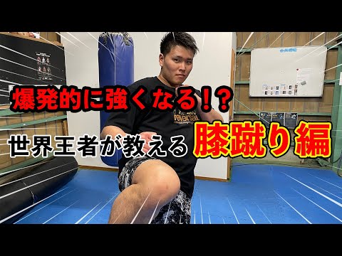 極真空手世界王者が教える 「膝蹴り」