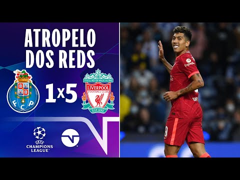 Gols e lances de Porto x Liverpool