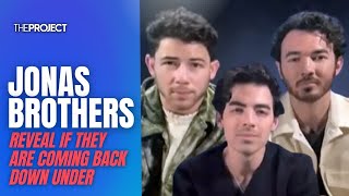 The Jonas Brothers Reveal If They Are Coming To Australia