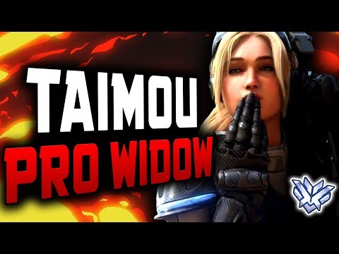 INSANE WIDOW Carry by - TAIMOU! [ OVERWATCH SEASON 13 TOP 500 ]