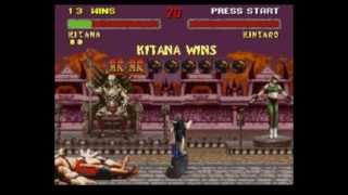 SNES Longplay - Mortal Kombat 2 (Kitana)