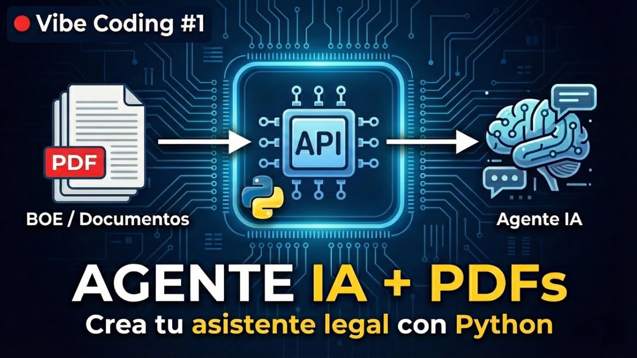 Vibe Coding #1 - AI Agent Connected to PDFs in Python | Legislative Documents from Spain's Energy Sector