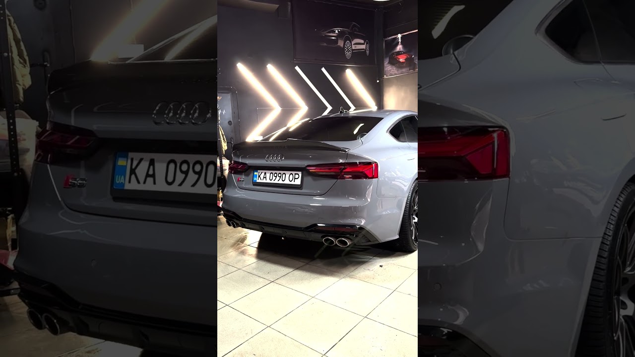 Audi A5 2016-2025 Aileron V7 (pour Sportback, Carbone) Video 2