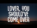 Jeff Buckley Lover You Should Ve Come Over Lyrics
