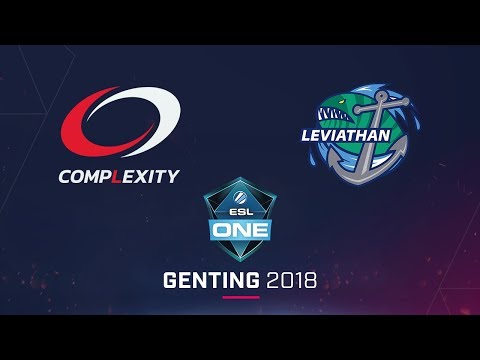 Dota 2 - compLexity vs Leviathan - Game 1 - Ro4 - ESL One Genting 2018 NA Qualifier