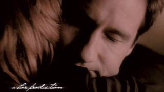 Mulder and Scully; Set the fire on the third bar (S8/S9)