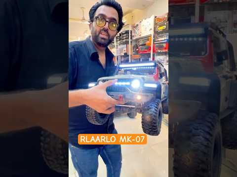 RLAARLO MK07 Hobby Grade 2.4G RC Crawler 1:7Th Scale Hand Painted 4WD Truck Brushless FOC ESC Aluminum Alloy Advanced Suspension - Dinosaur Edition