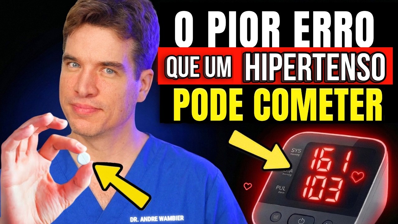 PRESSÃO 160/100 MESMO COM REMÉDIO? O ERRO pode estar AQUI!