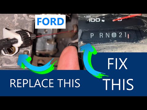 HOW TO Replace / Fix a Transmission PRNDL Indicator bracket on a F150 250 350 FORD Adjust Selector