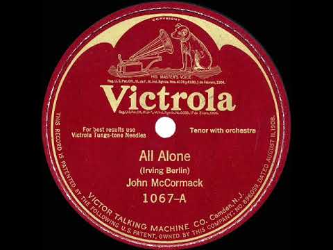 1925 HITS ARCHIVE: All Alone - John McCormack