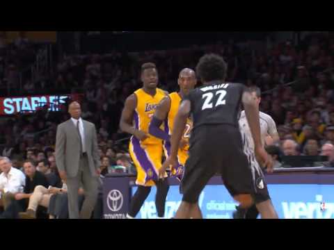 Kobe Bryant drops 38 on the Timberwolves! Feb 2, 2016.