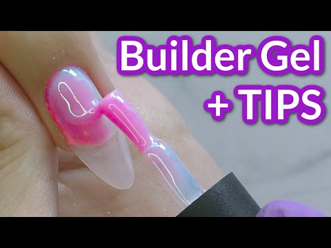 How To Do Builder Gel Nails With Tips *For Beginners* using Modelones