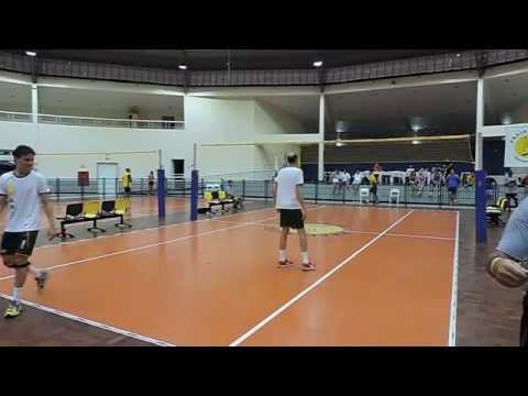 Ataques de JP e Vitim (Oi Art) - Campeonato Mineiro de Peteca